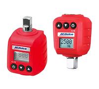 ACDelco ARM602-34A 3/8" & 1/2" Heavy Duty Digital Torque Adapter Combo Kit with Buzzer, LED Flash Notification & ISO 6789 Standard Calibration Certificate