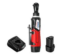 ACDelco ARW1207-P2 G12 Lithium-Ion 12V (10.8V) 1/4” Electric Cordless Ratchet Wrench Set Power Tool Kit | Tool Set Includes x2 Battery Packs & x1 Charger