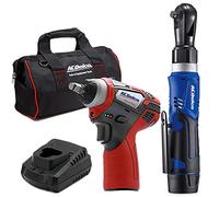 ACDelco ARW1209-K14 G12 Series 12V Li-ion inalámbrico 3/8 pulgadas llave de trinquete y llave de impacto Combo Kit de herramientas