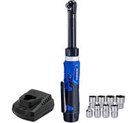 ACDelco ARW1218-3PSC G12 Lithium-Ion 12V (10.8V) Extended 3/8” Electric Cordless Ratchet Wrench Set Power Tool Kit | Tool Set Includes Battery Pack, Charger & Socket Set