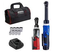 ACDelco ARW1218-K18 G12 Series 12 V Li-ion inalámbrico llave de trinquete extendida de 3/8 pulgadas y llave de trinquete de ¼ de pulgada