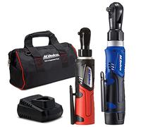 ACDelco G12 Series 2-Tool Combo Kit- 1/4" & 3/8" Cordless Ratchet Wrench, ARW1209-K9