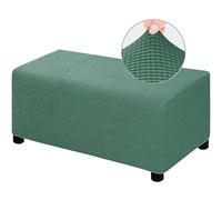 Acdler Rectangular Funda Otomana Terciopelo Elastico Funda De Puff Sofa Funda Reposapies, Funda para Taburete Protector De Puff Retirable Lavable, para Sala (Color : A5, Size : 130-160cm)
