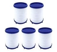 Acdolf Faucet Spray Cap Filtro de Agua de Repuesto, Descalcificador de Agua Dura para la Cabeza del Grifo de la Cocina, Cartuchos de Filtro de Repuesto 5 Piezas