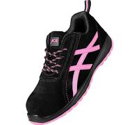 ACE Aurora Calzado de Trabajo para Mujer - Calzado de Seguridad Deportivo para el Trabajo - S1 Sra - Negro/Rosa - 37