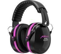 ACE - Casco con cancelación de ruido para el trabajo y el tiro deportivo en 352-1, color rosa