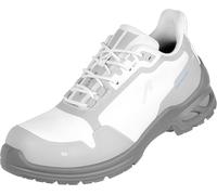 ACE Constructor S3 Zapatos de Trabajo - Ligeros, Antideslizantes e Resistentes al Agua - Zapatos de Seguridad para Hombre y Mujer - Blanco/Gris - 38