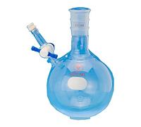 ACE Cristal 6934 - 29 sola cuello ebullición Frasco, fondo redondo, Capacidad de 1 L), centro de 24/40 conjunta, llave de paso Septo puerto lateral brazo