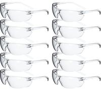 ACE FL-15G Gafas de seguridad antivaho EN 166 transparentes, 10 unidades