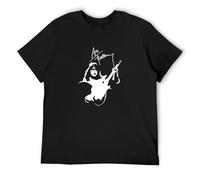 Ace Frehley Men's T-Shirt Unisex Black Cotton Print tee Shirts 3XL
