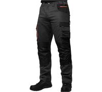 ACE Genesis Pro Pantalones de Trabajo Largos para Hombre - Pantalones Cargo de Trabajo para Hombre - Cintura elástica y Bolsillos en Las Rodillas - Negro - 31/30
