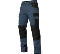 ACE Genesis Pro Pantalones de Trabajo Largos para Hombre - Pantalones Cargo de Trabajo para Hombre - con Cintura elástica y Bolsillos en Las Rodillas - Gris - 31/30