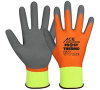 ACE Guantes de trabajo de invierno Frost Thermo - Guantes impermeables para manipulación, protección fría al aire libre, maint. refrigerador, remoción de nieve, congelador - congelador - EN