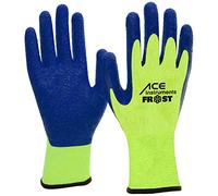 ACE Guantes trabajo invierno Frost (3 pares) EN388/511 para congeladores - protección térmica, antideslizante, buen agarre - logística, almacenamiento en frigoríficas y temperaturas bajas - 2XL