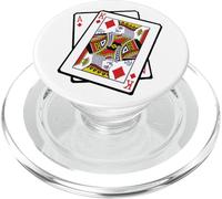 Ace & King of Diamonds 21 cumpleaños veintiún años PopSockets PopGrip para MagSafe