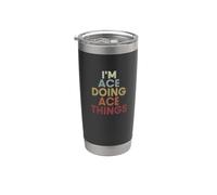 Ace Name Ace Personalized Name First Given Vaso térmico de acero inoxidable de doble pared