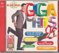 ace of base, nightcrawlers, outhere, 20 fingers, cranberries, u2, bon jovi, rednex, east 17, celine dion, seal, freak power, la bouche, scatman, fun factory - Giga Hits 95 (UK Import)