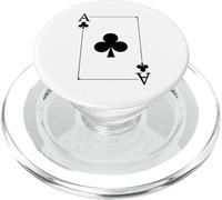 Ace of Clubs | Disfraz de grupo Royal Flush de la realeza moderna PopSockets PopGrip para MagSafe