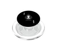 Ace of Cups Tarot Café Barista Jugando a Las Cartas Latte PopSockets PopGrip para MagSafe