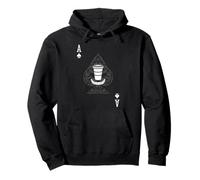 Ace of Cups Tarot Café Barista Jugando a Las Cartas Latte Sudadera con Capucha