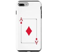 Ace of Diamonds | Disfraz de grupo Royal Flush de la realeza moderna Carcasa para iPhone 7 Plus/8 Plus