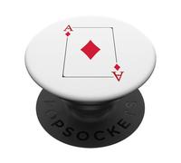 Ace of Diamonds | Disfraz de grupo Royal Flush de la realeza moderna PopSockets PopGrip Adhesivo