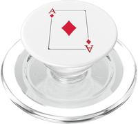 Ace of Diamonds | Disfraz de grupo Royal Flush de la realeza moderna PopSockets PopGrip para MagSafe
