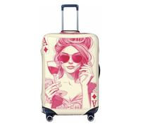 Ace Of Diamonds - Fundas protectoras elásticas para equipaje de viaje, 45,7 a 81,3 cm, Black, M