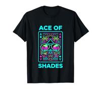 Ace of Shades Vaporwave Playa Estética Retro Camiseta