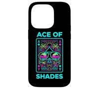 Ace of Shades Vaporwave Playa Estética Retro Carcasa para iPhone 14 Pro