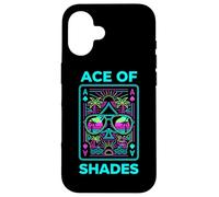 Ace of Shades Vaporwave Playa Estética Retro Carcasa para iPhone 16