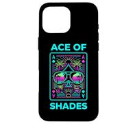 Ace of Shades Vaporwave Playa Estética Retro Carcasa para iPhone 16 Pro MAX