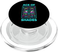 Ace of Shades Vaporwave Playa Estética Retro PopSockets PopGrip para MagSafe