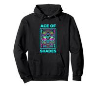 Ace of Shades Vaporwave Playa Estética Retro Sudadera con Capucha