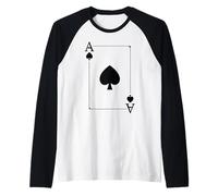 Ace of Spades | Disfraz moderno de grupo Royal Flush Camiseta Manga Raglan