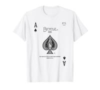 Ace of Spades Playing Card Easy Halloween Group Costume Camiseta