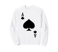Ace of Spades - Tarjeta de Juego para Disfraz de Halloween Sudadera