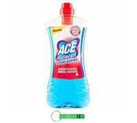 ACE Pavimenti - Limpiador de suelos higiénico, 12 unidades, sin lejía, elimina el 99,9% de la suciedad del suelo 1 L + llavero Beni Culinari gratuito