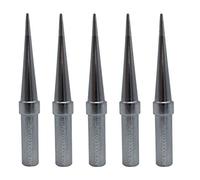 ACE Puntas de soldadura para WESD51 WES51 WE1010 WE1010EU WCC100 WECP-20 WTL 1000S-0 PES51 LR21 WEP70 WECP WCC101 EC1201A EC1204A EC2001 EC-1000 ET2000 Punta de soldador (5, ETO (larga cónica 0,8 mm)