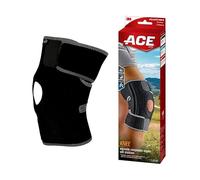 ACE Rodillera ajustable con estabilizadores laterales que proporciona apoyo y compresión a las articulaciones de rodilla artríticas y dolorosas