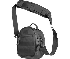 ACE Schakal Bolsa para Protectores auditivos - Funda de Transporte Compatible con Orejeras de Sordin, Howard Leight y Muchas más - Negro