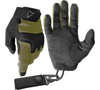 ACE Schakal Outdoor Glove - Guantes Tácticos para Airsoft, Paintball y Deportes de Tiro - Capaz de Pantalla Táctil - Verde - L