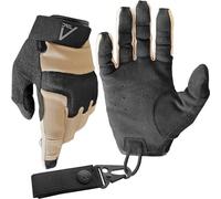 ACE Schakal Outdoor Glove - Guantes Tácticos para Airsoft, Paintball y Deportes de Tiro - Capaz de Pantalla Táctil - Desierto - XXL