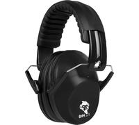 ACE SHH .! Defensores del oído para bebés y niños | Protección auditiva para niños de 2+ | Banda para la cabeza y audífonos acolchados | Compacto, ajustable, cómodo | Negro