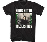Ace Ventura Pet Detective 0A Hot in These Rhinos Men's T Shirt Jim Carrey Top O Neck tee Black M