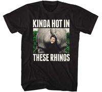 Ace Ventura T-Shirt Pet Detective Hot in These Rhinos Black tee Black