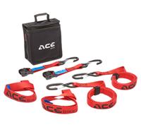Acebikes Juego correas amarre Pro con tensor 2 PAQUETES