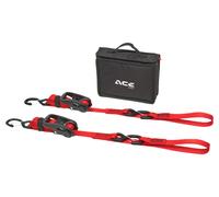 Acebikes Set correas amarre prémium con carraca 2 PAQUETES