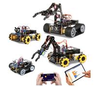 ACEBOTT Robótica para niños con brazo robótico, kit de programación de juguete STEM compatible con Arduino y Scratch