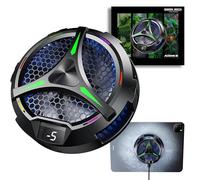 ACEDAYS Enfriador magnético para iPad, enfriador de tableta para iPad/Surface Pro/Samsung Tab, radiador universal con pantalla de temperatura para juegos móviles, transmisión en vivo Tiktok (verde
